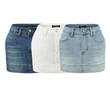 Korean Niche Temperament Sexy Cowboy Short Skirt Women Summer Anti-Skinny Design Hot Girl Hip Skirt