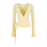 Korean Suit Strapped Knitted Cardigan T-Shirt Women Hanging Neck Hanging Slings Feel Leisure Pants Anti-Walking Half-Dress Skirt