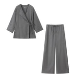 Spring New Crotch Cross Jacket 6078572 Casual Trousers 5057572
