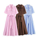 Spring New Fusin Shirt Dress 2640596