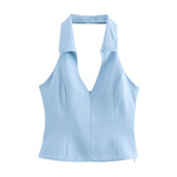 Shirt-Mounted Neck Collar Top 2796777 Low-Rise Skirts 3067407 Set