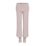 Unloading The Tendered Feet Over-Hanging Pants Women 2026 Summer New Hot Babes Pure Color Slimming High Waist Straight Trousers