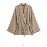 Spring New Textured Double-Dual And Coat 5427734 Trousers 4391423