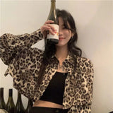 Leopard-Print Small Coat Girl Hottie Short Outer Cardigan Thin Long-Sleeved Sun Protection Clothing Summer 2025 New