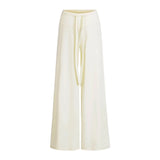 Hooded Hoodie Rope Wide Leg Pants Women Autumn New Small Trousers Trousers Trousers Hooded