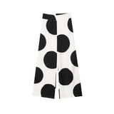 Series Wave Point Blouse 3565558084 Series Wave Point Wide Leg Pants 2068557084 Set