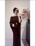 Autumn And Winter New Lazy Wind Irregular Tuxedos Cape Design Fashion Knitted Top Dress Suit Woman