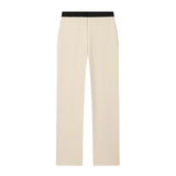 Colored Short-Sleeved Suit Jacket 8317696 High-Waisted Sleeves Casual Straight Trousers 8316696 Set