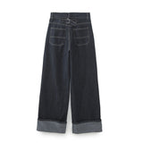 Autumn New Denim Jacket 9632255 Roll-Side Trousers And Foot Jeans 6045205