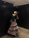 French Lattice Dress Dress Women's Autumn And Winter 2026 New Small Fragrant Style High-End Wearing Long Dress Set