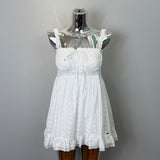 Summer New Pure Lust Breeze Breeze Breeze Bosoming Loaf Skirt Short Skirt To Show Body Sleeveless Hanging Dress