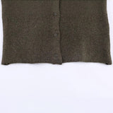 Spring New Beads Round-Neck Knitted Shirt Jacket 3920090