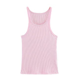 BSK&TRAF Women's Clothing Spring 2026 New Street Style Babes Sleeveless Ribs 1327093