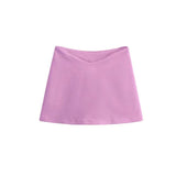 2025 Summer New Thai Hottie Sexy Low V Waist Tight Body Slim Ass Skirt Skirt Mini Short Skirt