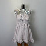 Summer New Pure Lust Breeze Breeze Breeze Bosoming Loaf Skirt Short Skirt To Show Body Sleeveless Hanging Dress