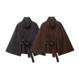 Autumn New Belts With Loose-Fitting Short-Haired Coats
