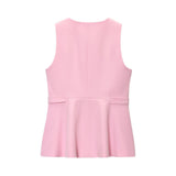 BSK&TRAF Women's Clothing Fall 2025 New Short Skirt Hem Vest 3701597 Flared Trousers 3688597
