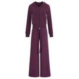 Hooded Hoodie Rope Wide Leg Pants Women Autumn New Small Trousers Trousers Trousers Hooded