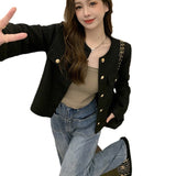 There Is A Small Fragrant Wind Thick Coat Women's Autumn And Winter 2025 New French Short High-End Temperament Top Coat