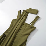 2025 New Women's Fashion Sexy Hottie Hanging Neck Repair Open Dress