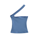 Spice Girls Pink Shoulder Bra Vest Inside And Outside Wearing Sexy Elasticity Pure Lust Umbilling Slings