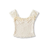 Spice Girl's New Lace Slings Summer New Lace´ø Vests One-Word Shoulder-Smeared Suspension Slings