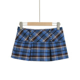 Vintage Tat Dress Skirts Women Autumn High-Rise Thin Legs Long Pure Hot Girl Super Short Skirt Anti-Walking