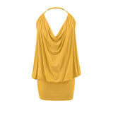 Swinging Collared Back With Dress Women 2026 Summer New Hottie Style Loose Hanging Neck And Hip Dress