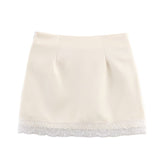 BSK&TRAF Women's 2026 Summer New Fashion Spice Girl Lace Under-Sleezy Skirts 1165240