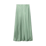 Spring New Slimming Silk Tatami Simoufry Skirt 8338537
