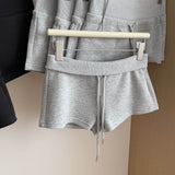 Pure Cotton Cotton Cotton Composite Milk Silk Sports Shorts Women's Summer Rope High-Waisted Slacks Home Hot Pants