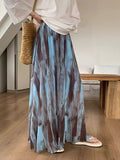 Chiffon Half-Body Skirt Early Spring Summer 2026 New Women's A-Shaped High-Rise Long Thin Umbrella Skirt