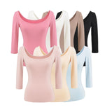 Spice Girls Seven-Sleeved T-Shirt Girl Autumn New Pure Desire To Repair The Body Slimming On The Bottom Of The Coat
