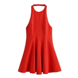 Summer New Wave Swing Hanging Neck Dress 2858777