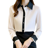2025 New Shirt Women Spring And Autumn Chic Temperament Long-Sleeved Shirt Women Design Sense Of Small French Shirt Women