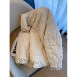 Mori Idyllic Flower Atmosphere Feel Casual Cotton Coat Women Autumn Winter Tide Brand Small Plus Velvet Warm Cotton Robe