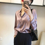 2026 New Set Of Semen Shirts In Autumn New High-End Design Shirt High-End Gas Top Woman