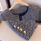 New French High-End Design Sense Casual Fashion Small Fragrant Collar Coat Woman In The Spring And Autumn Of 2025