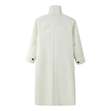 New Chimney Collar In Autumn Loose Long Coat Coat