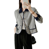 Small Fragrant Short Coat Woman Spring Small Man 2025 New Popular Explosion Temperament Ocean