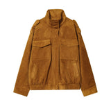 New Suede With Loose Leather Coat In Autumn 4341770