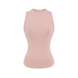 Pure Hottie Basic Yoga Movement Round-Neck Vest Women Summer Bodyless Sleeveless Simple Shirt