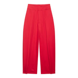 Autumn New High-Waisted Folding Balloon Trousers 1255557