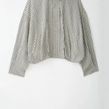 Spring New Lattice Pilot Loose Jacket Jacket 3046041093