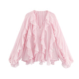 Spring New Series Laminated Decorative Shirt 4786063