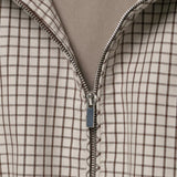 New Autumn Casual Loose Lattice Hooded Jacket 6318010