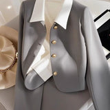 2025 Spring And Autumn New Short Coat Women Fashion Suit Casual With High-End Temperament Small Suit Woman
