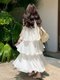 French Beauty Hanging Neck Dress Women's Summer 2026 New Small Seaside Temperament Long Dress