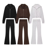 BSK&TRAF Women's Clothing Fall 2025 New Collar Coat 4174816+ High-Waisted Flares 4174817