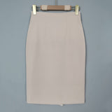Beige High-Waisted-Gistled-Bag-And-Chin Skirts In The Middle Of The Long-Term Half-Dressed Woman South East Gate Xia New Ins